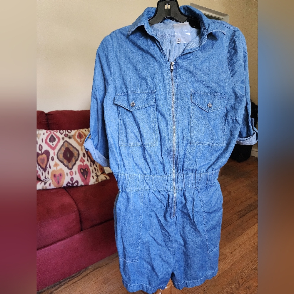 Fashion Nova Blue Jumpsuit Chic Style